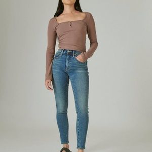 Lucky Brand Bridgette High Waisted Skinny